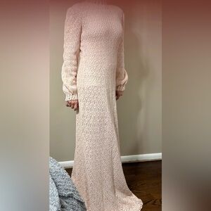 Picardo Vintage Knit Pink Dress